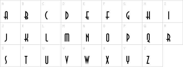 Uppercase characters