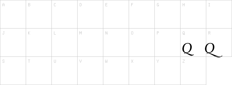 Uppercase characters