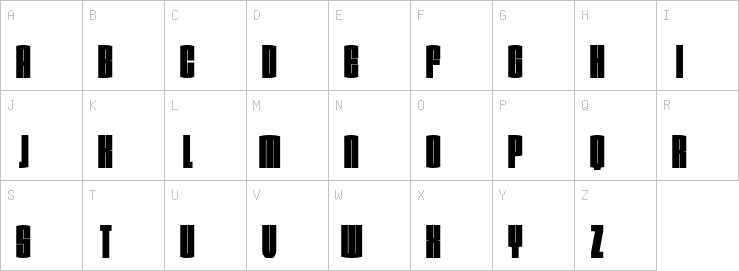 Uppercase characters