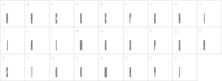 Uppercase characters