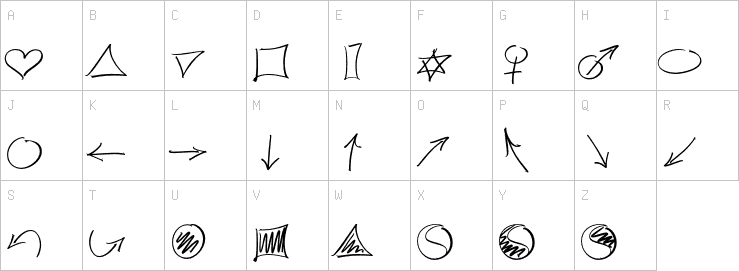 Uppercase characters