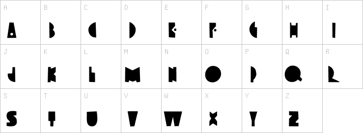 Uppercase characters