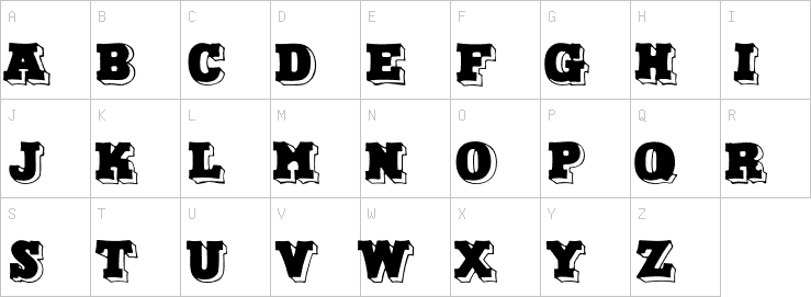 Uppercase characters