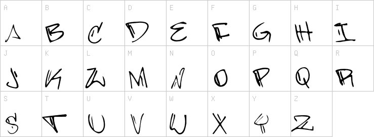 Uppercase characters