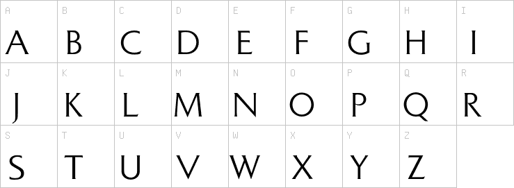 Uppercase characters