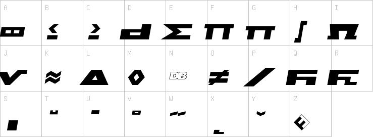 Uppercase characters
