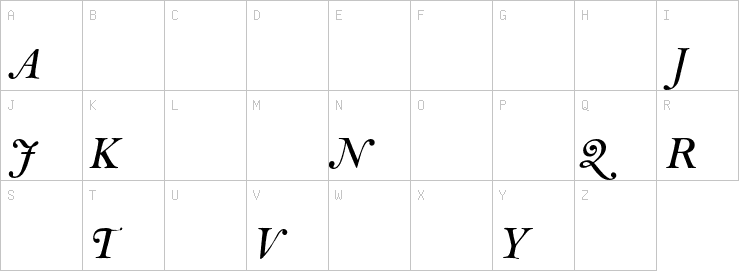 Uppercase characters