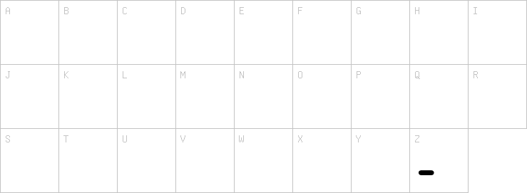 Uppercase characters