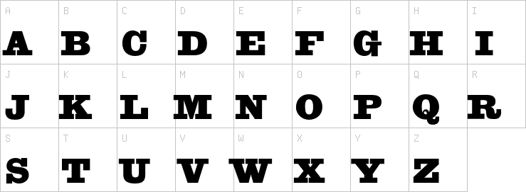 Uppercase characters