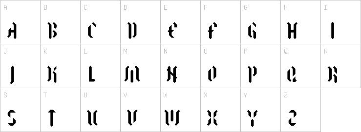 Uppercase characters