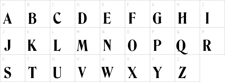 Uppercase characters