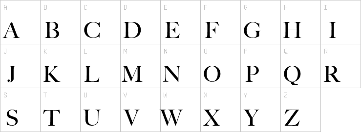 Uppercase characters