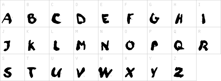 Uppercase characters