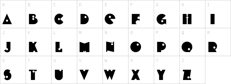 Uppercase characters