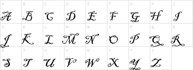 Uppercase characters