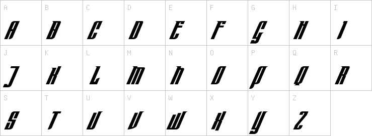 Uppercase characters