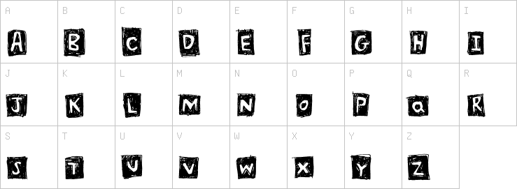 Uppercase characters