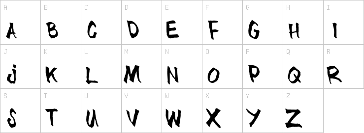 Uppercase characters
