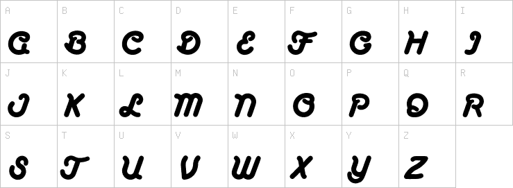 Uppercase characters