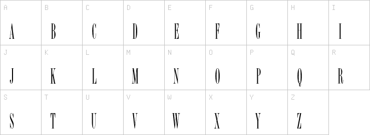 Uppercase characters