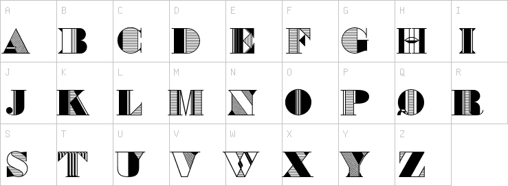 Uppercase characters