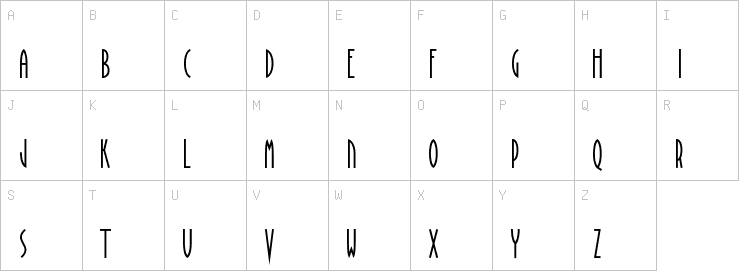 Uppercase characters