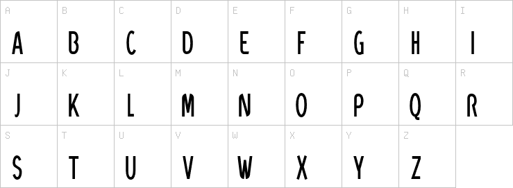 Uppercase characters