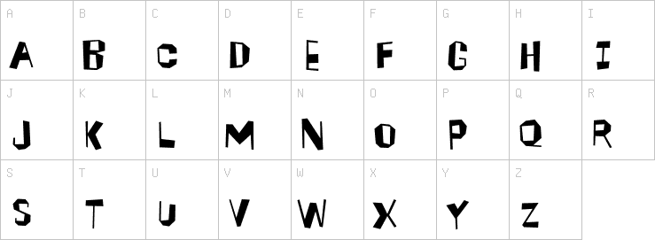 Uppercase characters