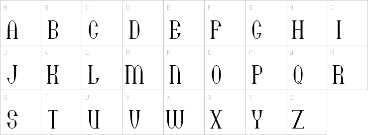 Uppercase characters