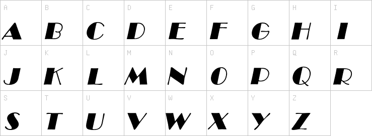 Uppercase characters