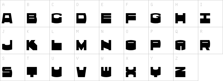 Uppercase characters