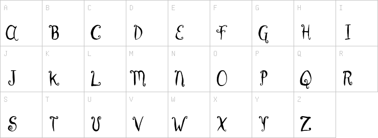 Uppercase characters