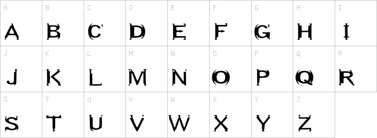 Uppercase characters