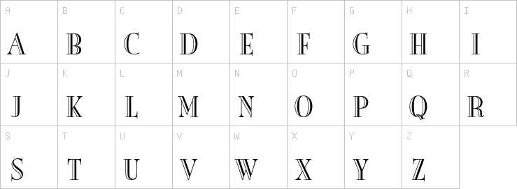 Uppercase characters
