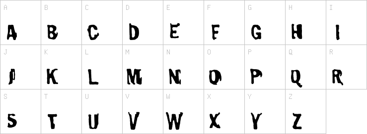 Uppercase characters