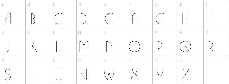 Uppercase characters