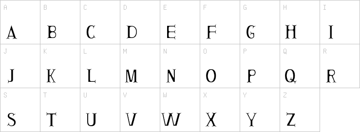 Uppercase characters
