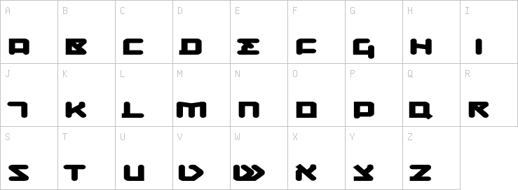 Uppercase characters