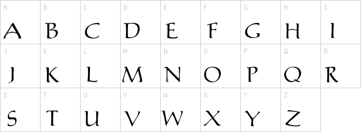 Uppercase characters