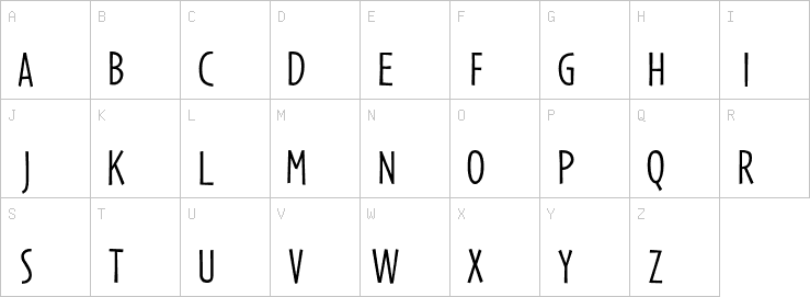 Uppercase characters