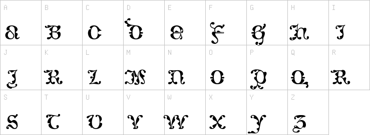 Uppercase characters