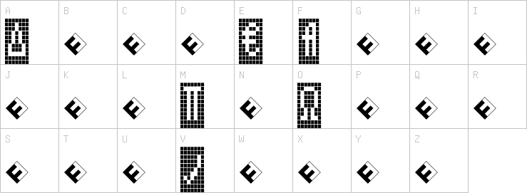 Uppercase characters