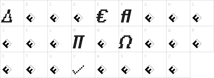 Uppercase characters
