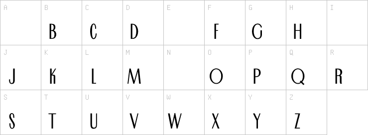 Uppercase characters