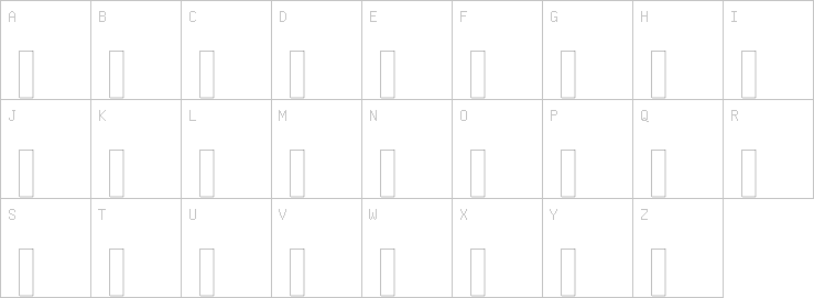 Uppercase characters