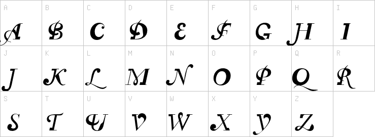 Uppercase characters