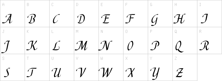 Uppercase characters