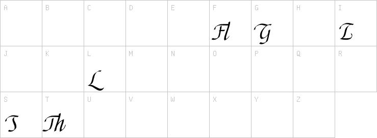 Uppercase characters