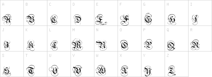 Uppercase characters