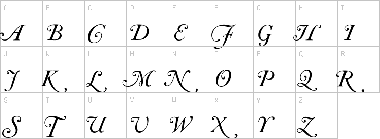 Uppercase characters